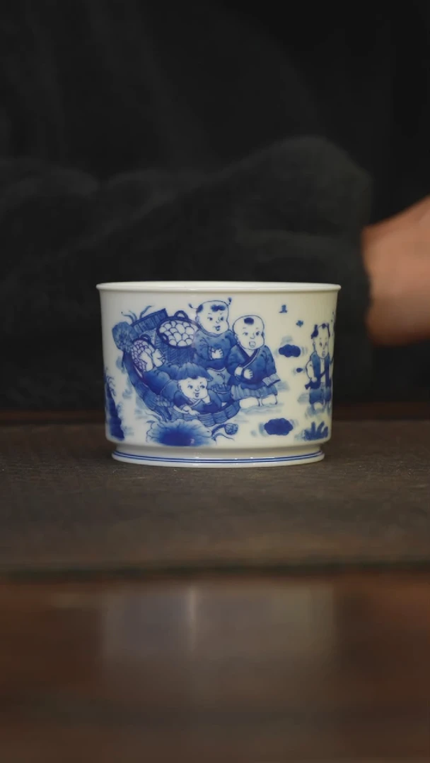 瓷片柴窑青花破价福利