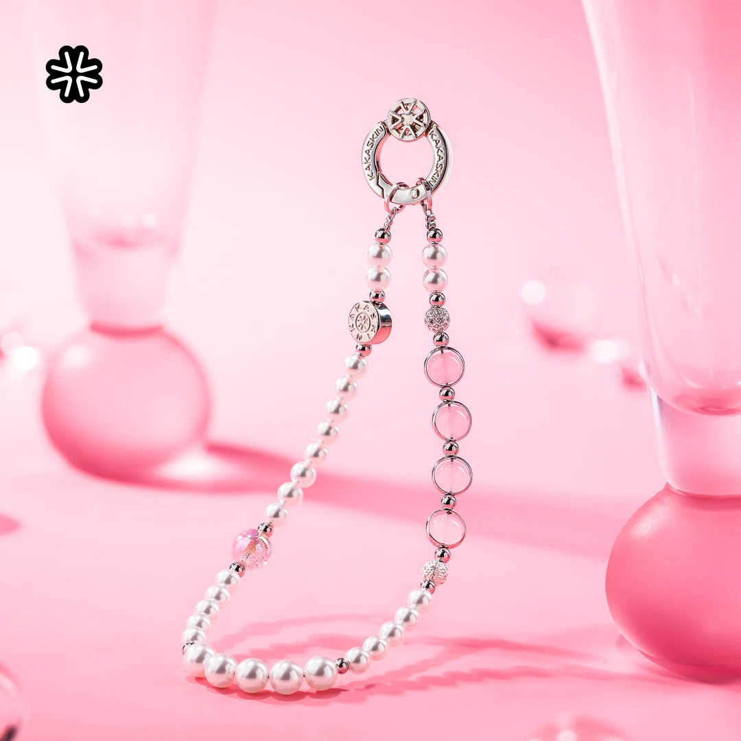 kakaskin/卡卡思手机挂链精致时尚珍珠珠饰手机链高端挂件挂饰