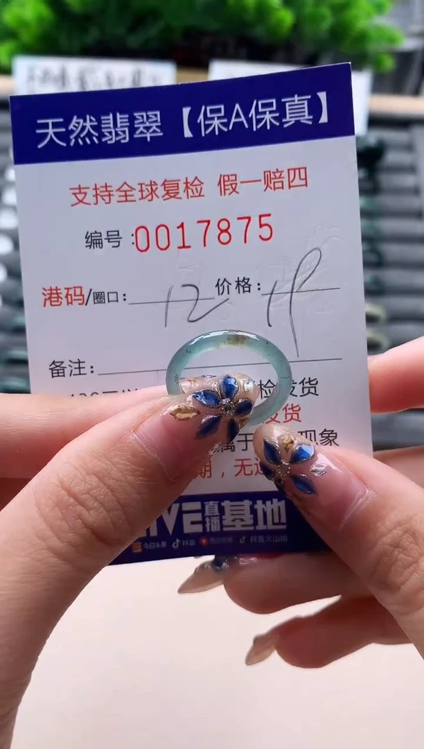 未镶嵌戒指翡翠17875