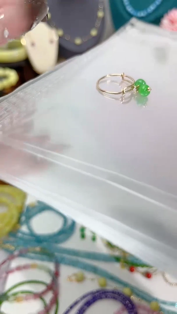 【闪购商品】翡翠戒指14K金镶嵌抽拉59