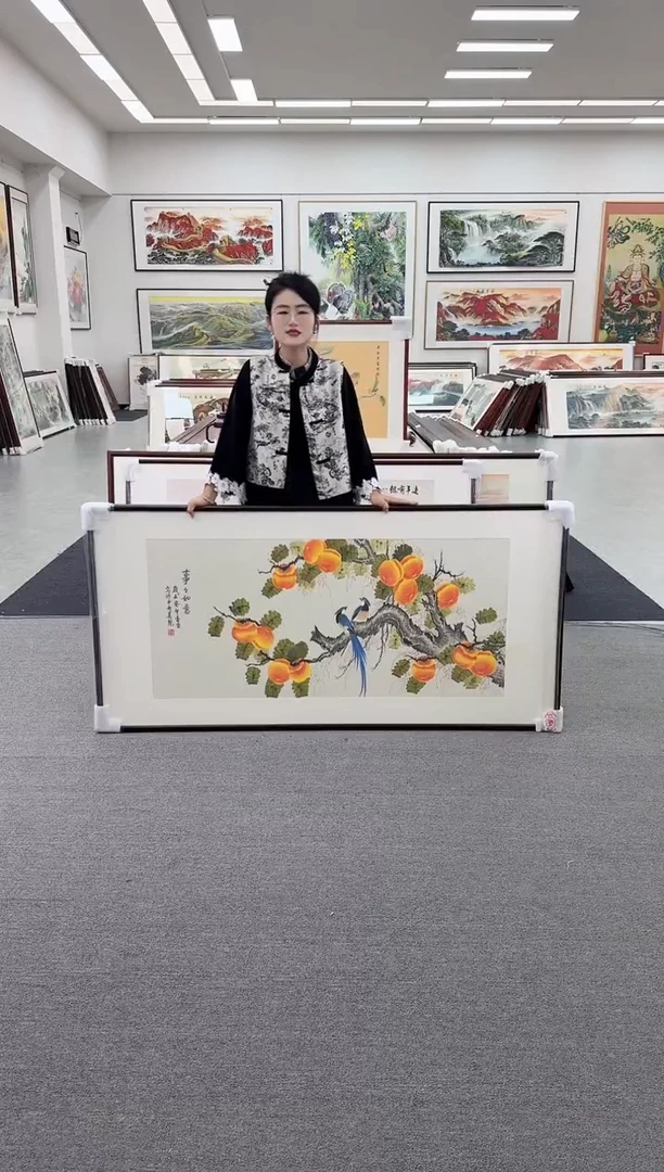 国画手绘    事事如意   172*85