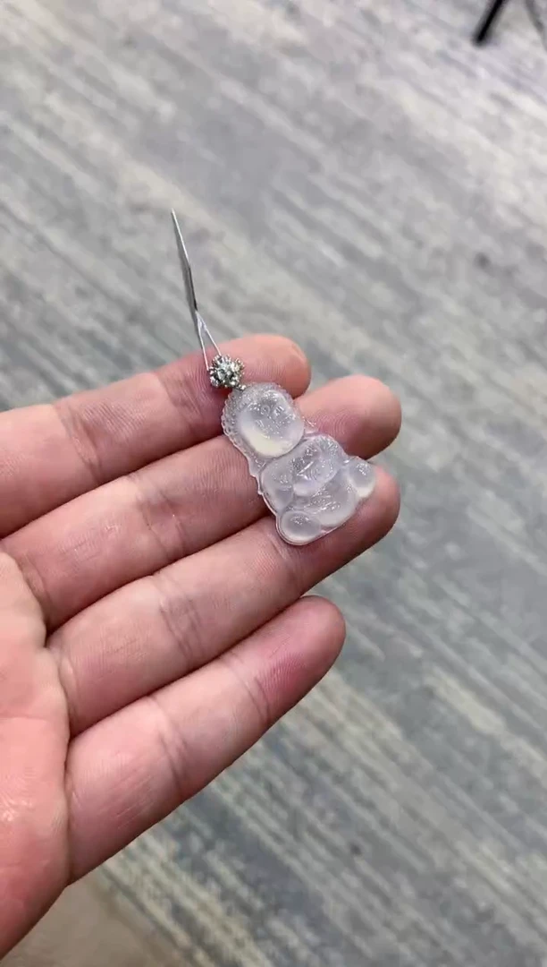 颈饰未镶嵌翡翠天然A货翡翠