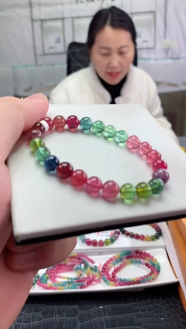 【闪购商品】碧玺手串未镶嵌多样性发一条