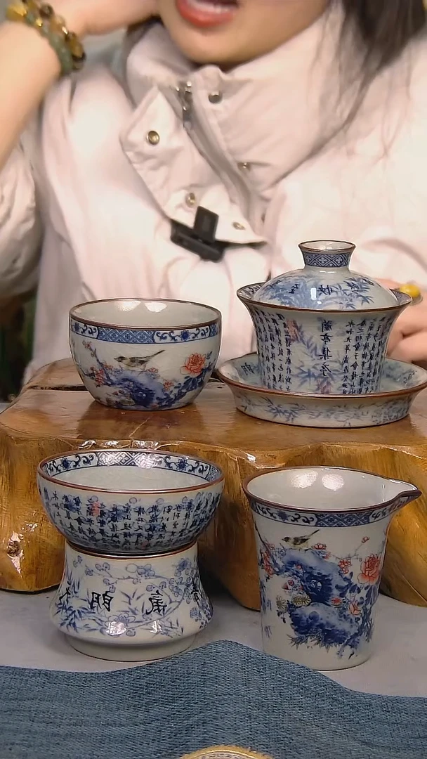 【闪购商品】4件套陶瓷茶具家用简装系列