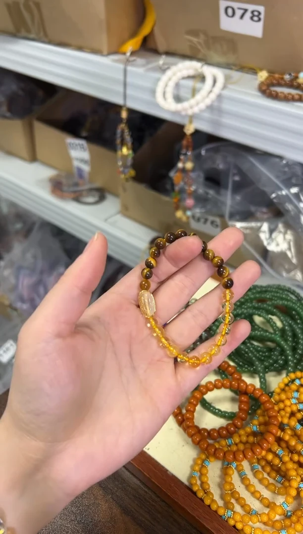 【闪购商品】水晶手链未镶嵌日富一日水晶虎眼手链[1462]