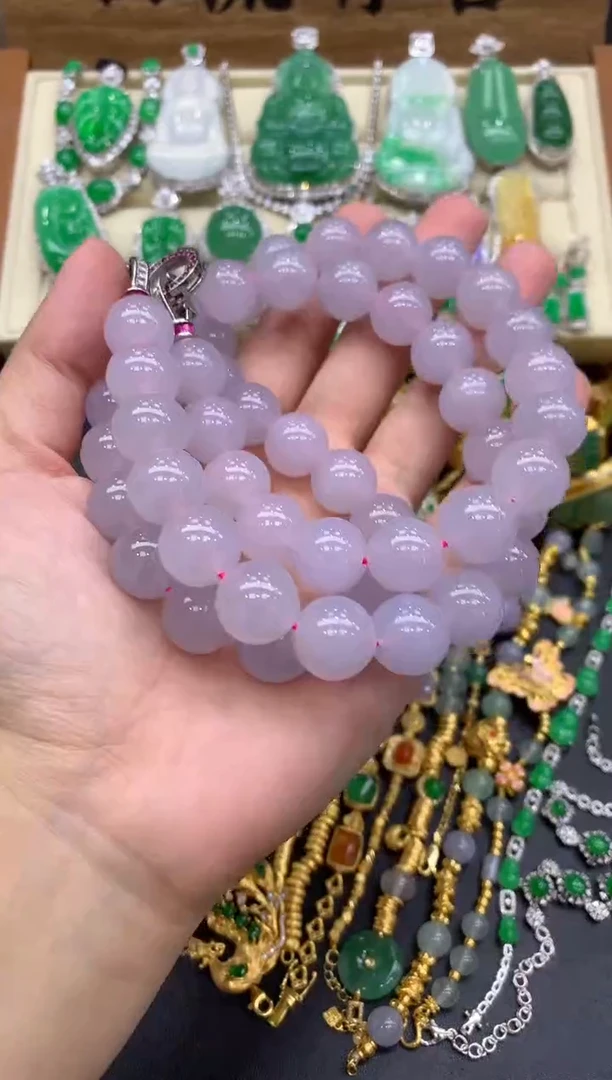 翡翠未镶嵌颈饰354-中国好珍宝