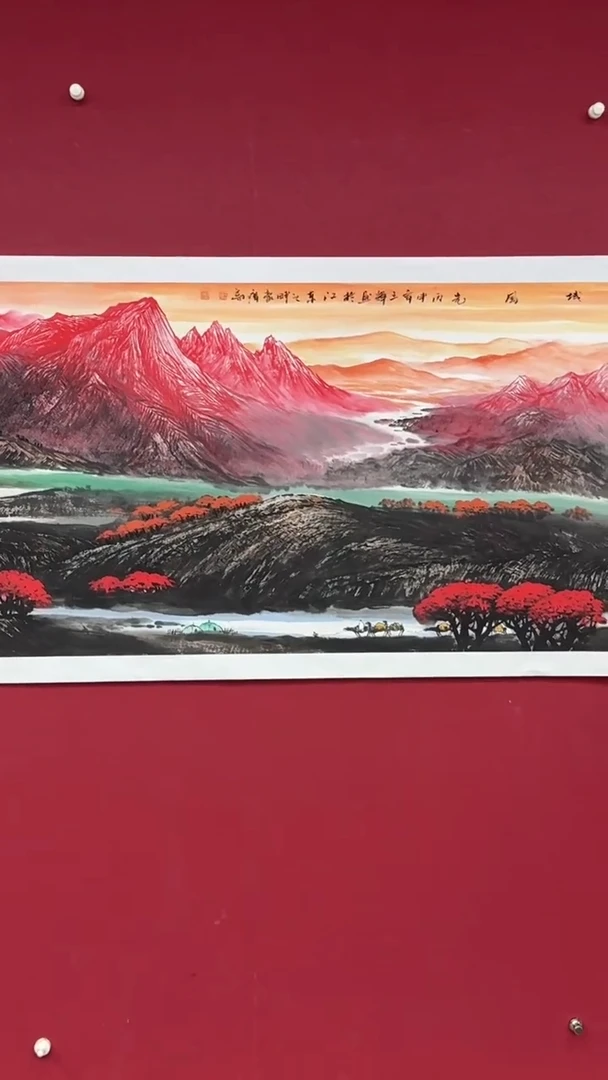 国画国画绘画山水花鸟