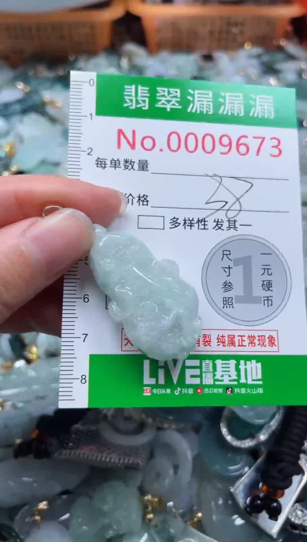 颈饰未镶嵌翡翠9673