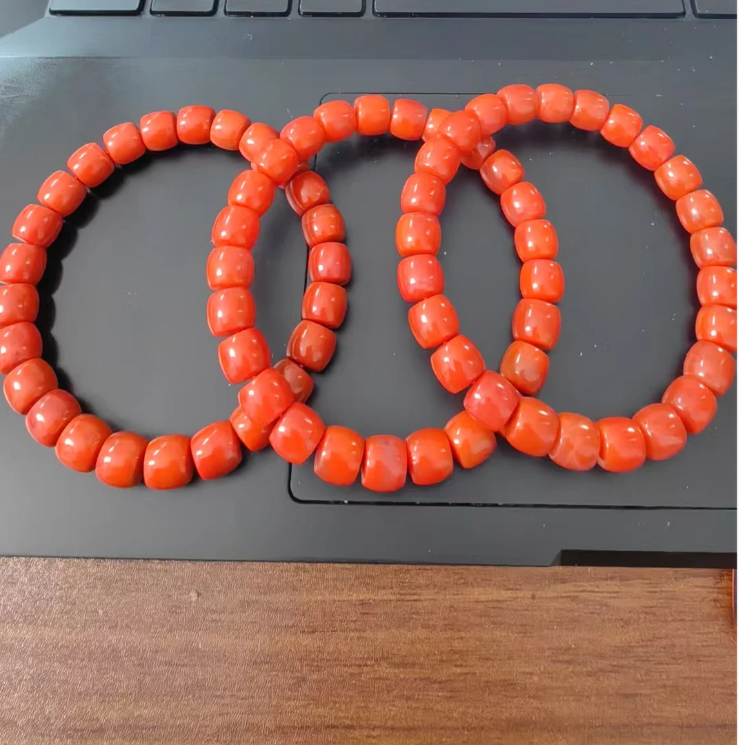 保山南红单圈直切手串9mm左右（多样性发货发一件）
