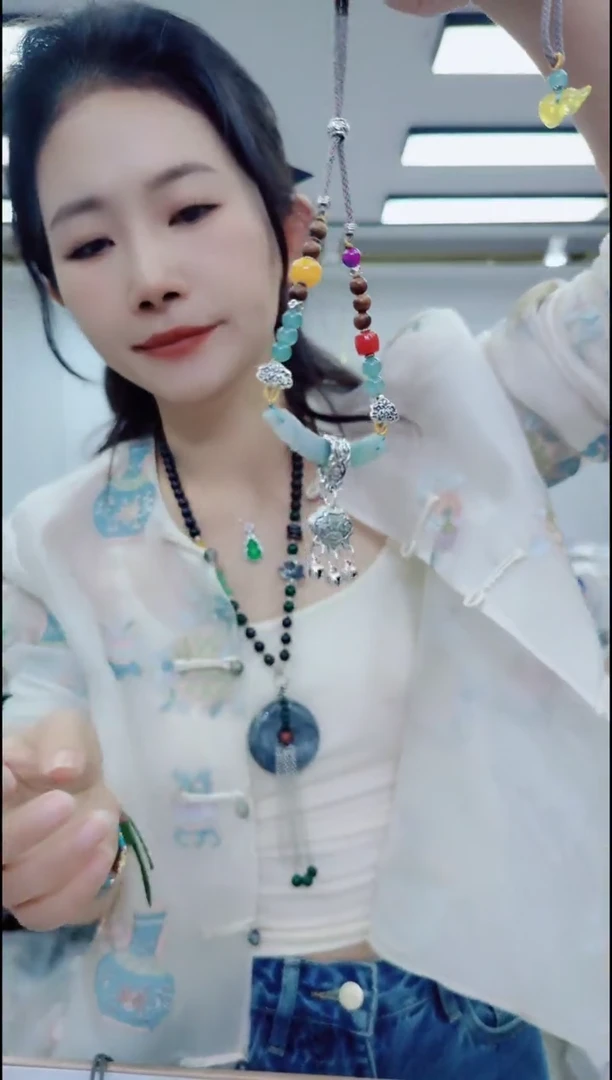 翡翠未镶嵌颈饰0780翡翠玉衡