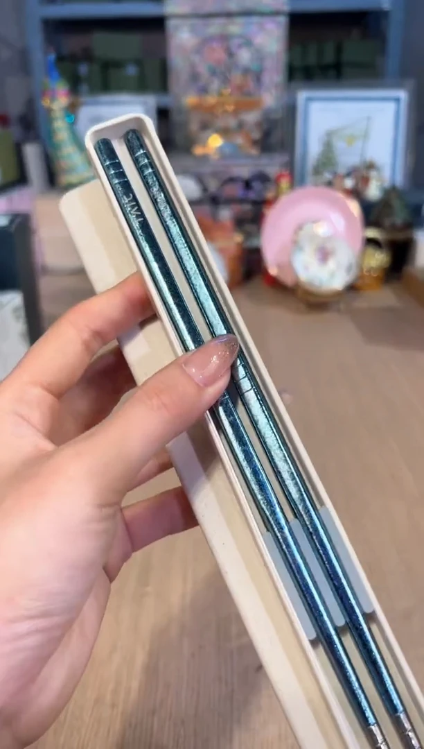 【闪购商品】杯123钛筷子（蓝）