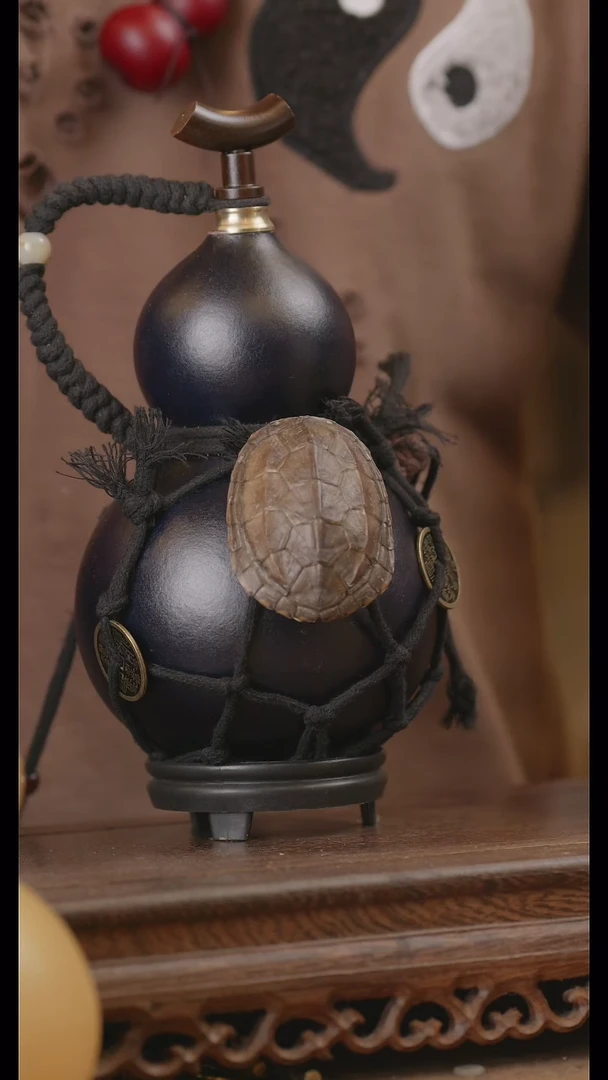 【闪购商品】190号精品天然大漆工艺防渗内胆酒葫芦~