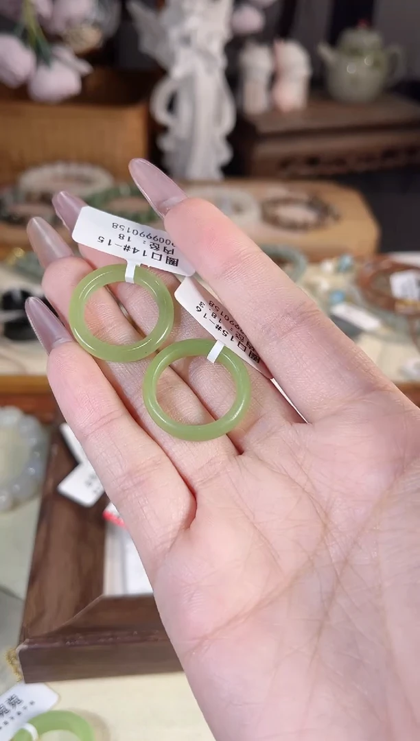 未镶嵌戒指和田玉多样性发其一孤品默认微瑕