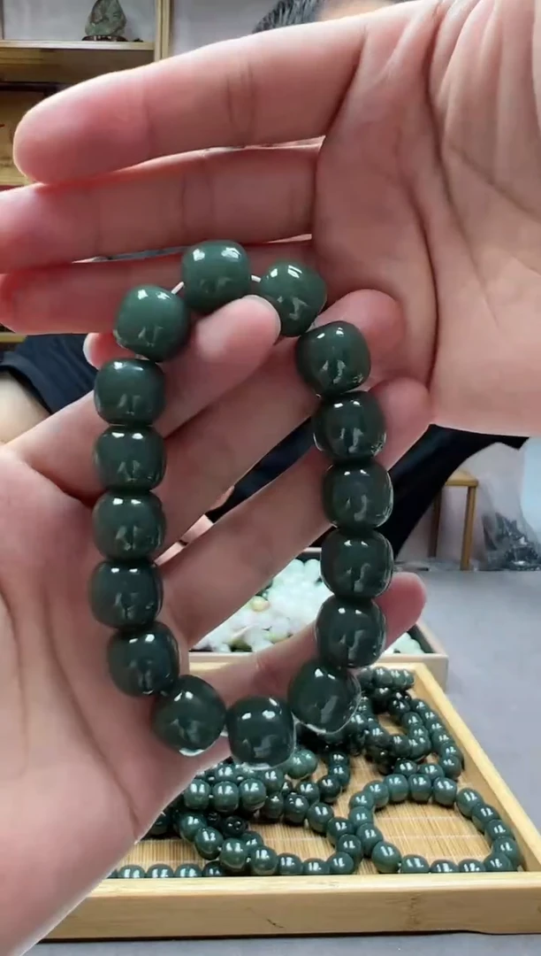 手链未镶嵌和田玉14且末蓝