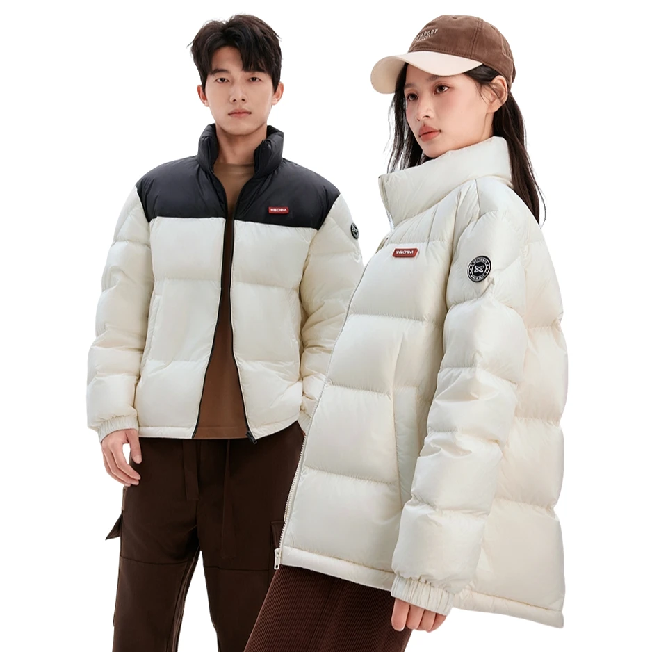 YAYA/鸭鸭太空航天系列90绒羽绒服连帽户外中长款加绒御寒保暖