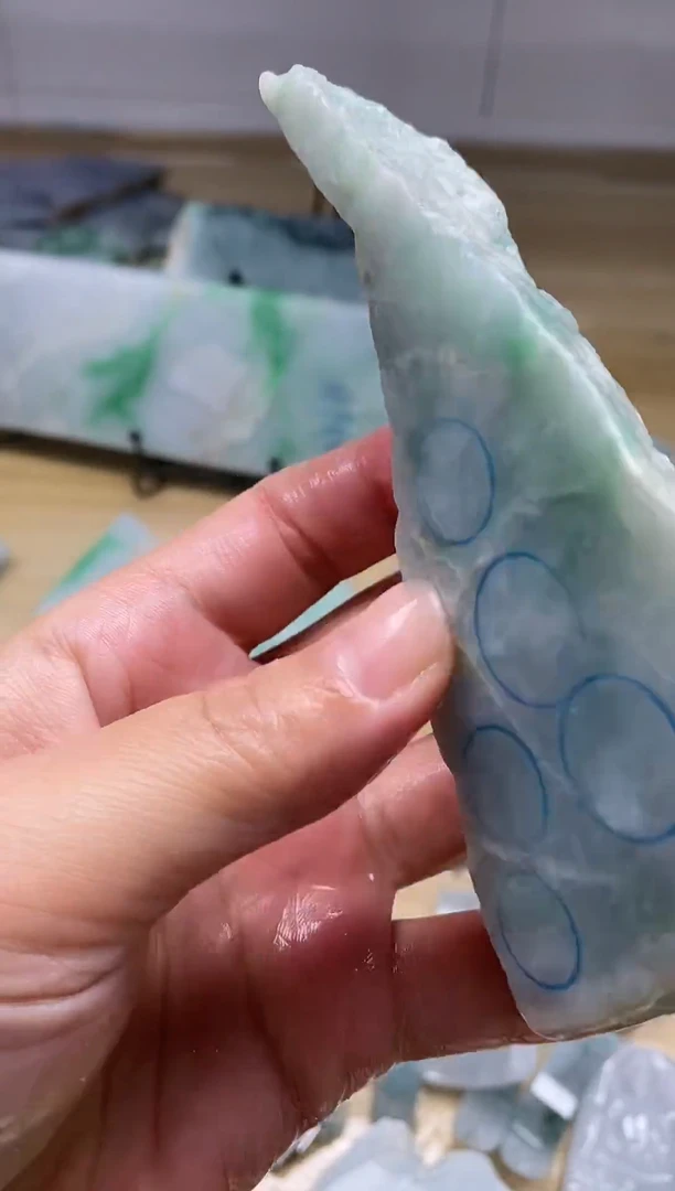 裸石翡翠缅甸翡翠A货500