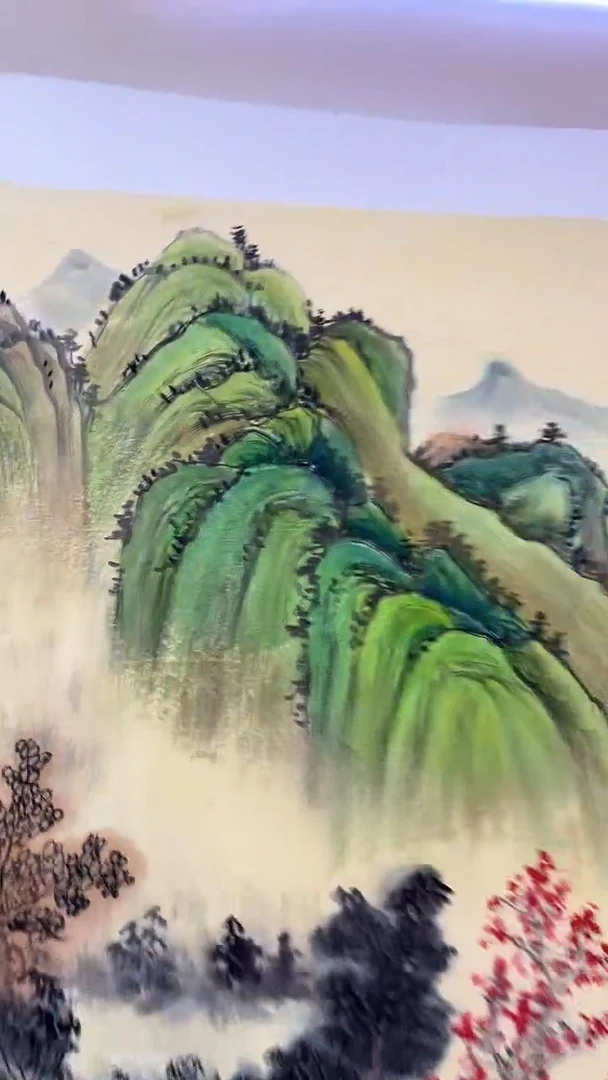 国画郑乐华手绘绘画作品31-9