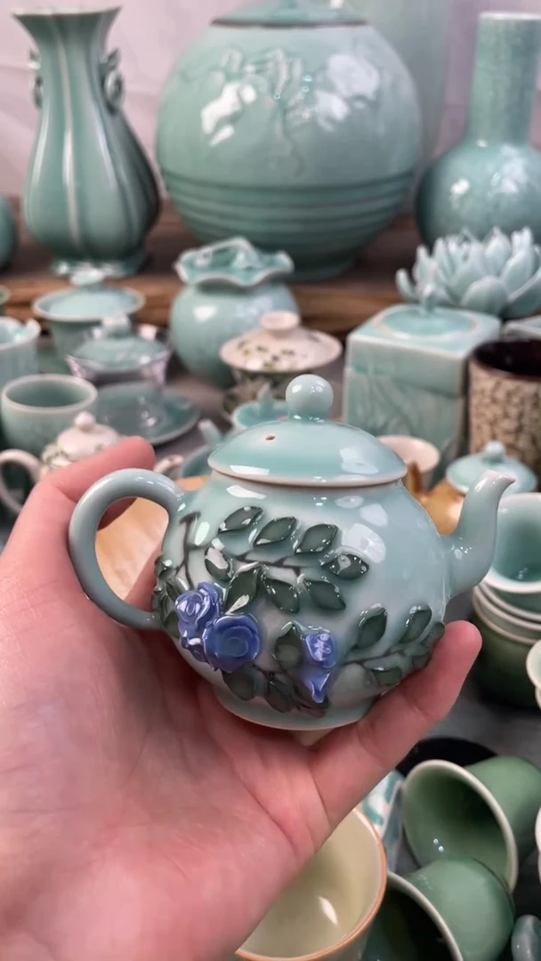 【闪购商品】手工捏花 福利款 慧仙青瓷 瓷器