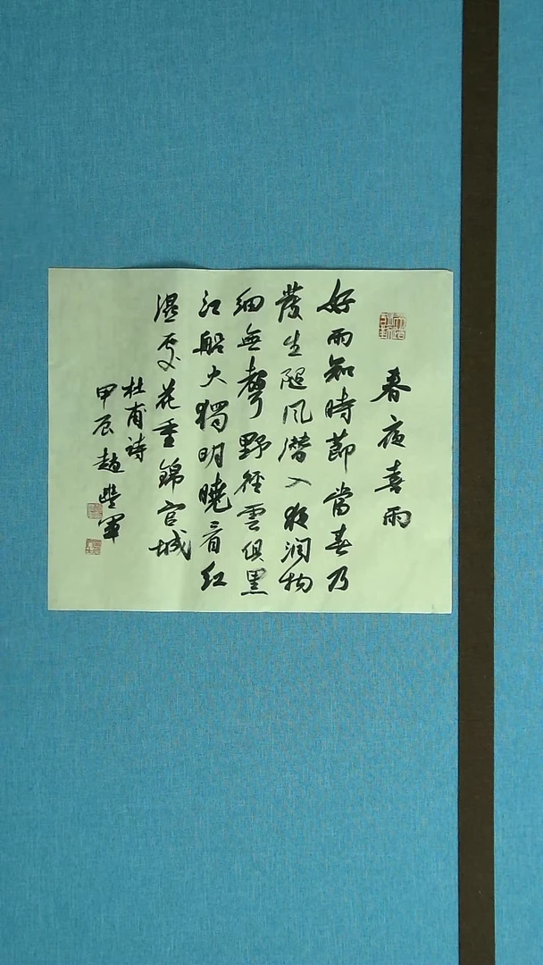 【闪购商品】书法060 河南赵丰军 中书协41*34