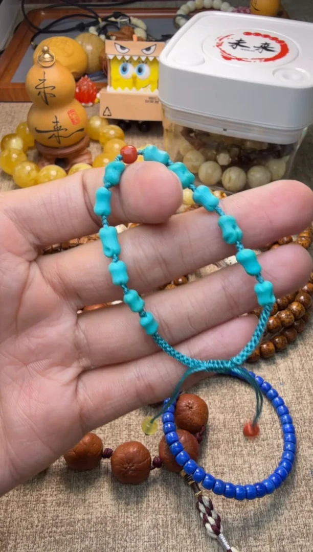 未镶嵌绿松石手链绿松石手串