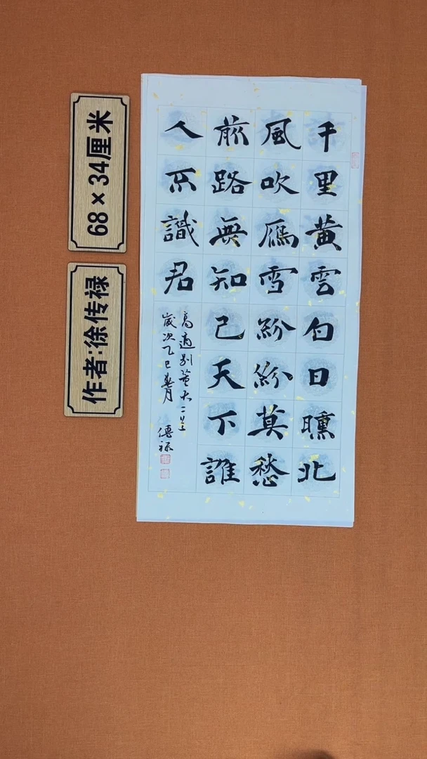 【闪购商品】书法徐老师原创纯手写书法作品