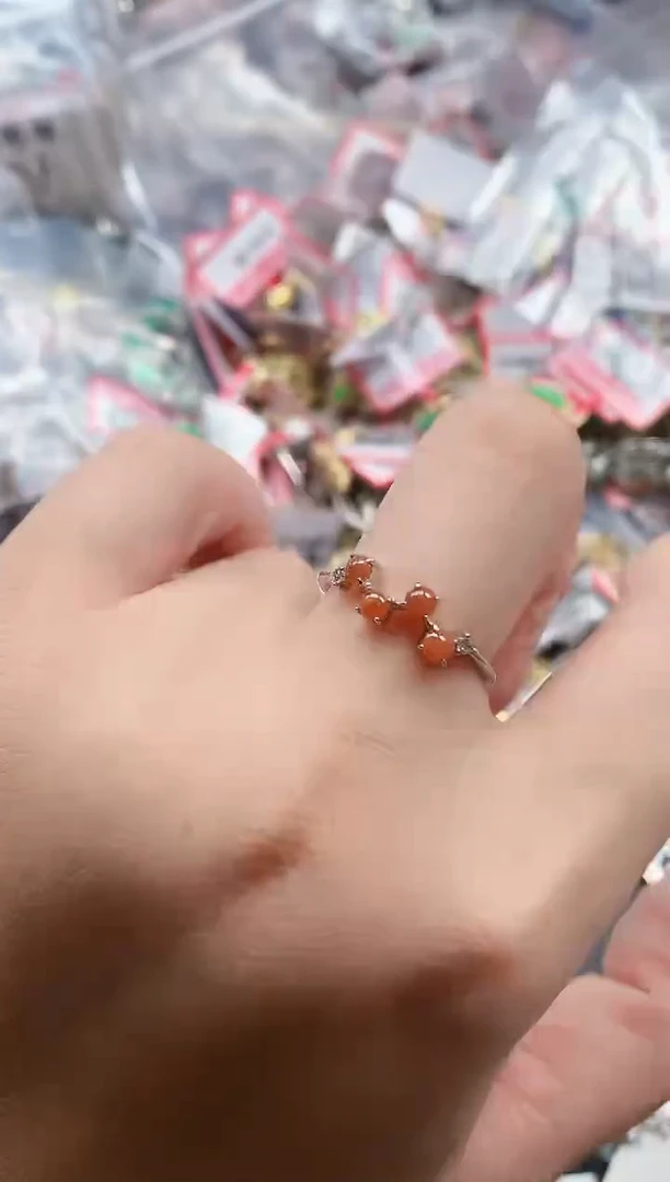 银S925镶嵌戒指翡翠天然A货缅甸翡翠