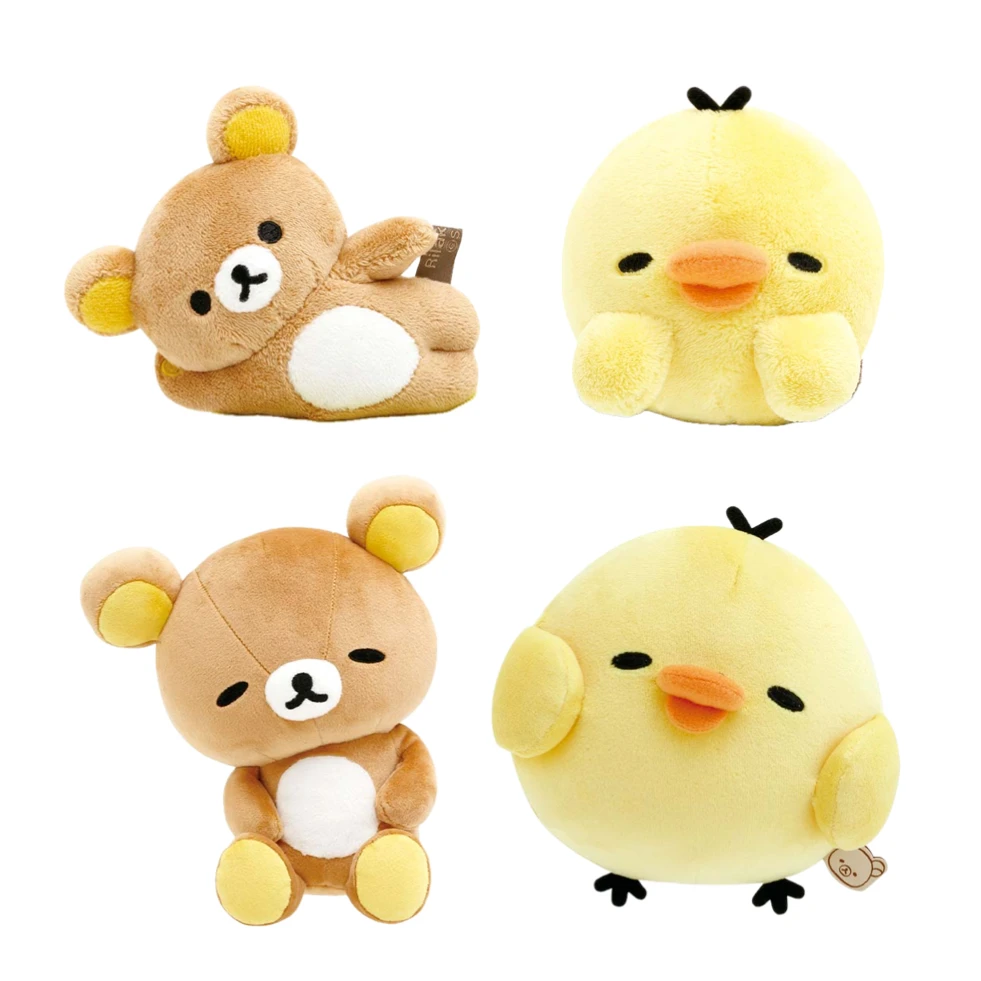 正版Rilakkuma轻松熊懒洋洋系列毛绒公仔玩偶家居装饰礼物现货