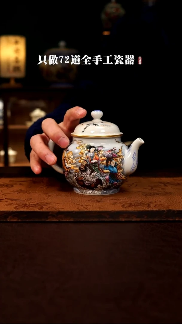 摆件陶上****司景德镇现代手工手绘陶瓷