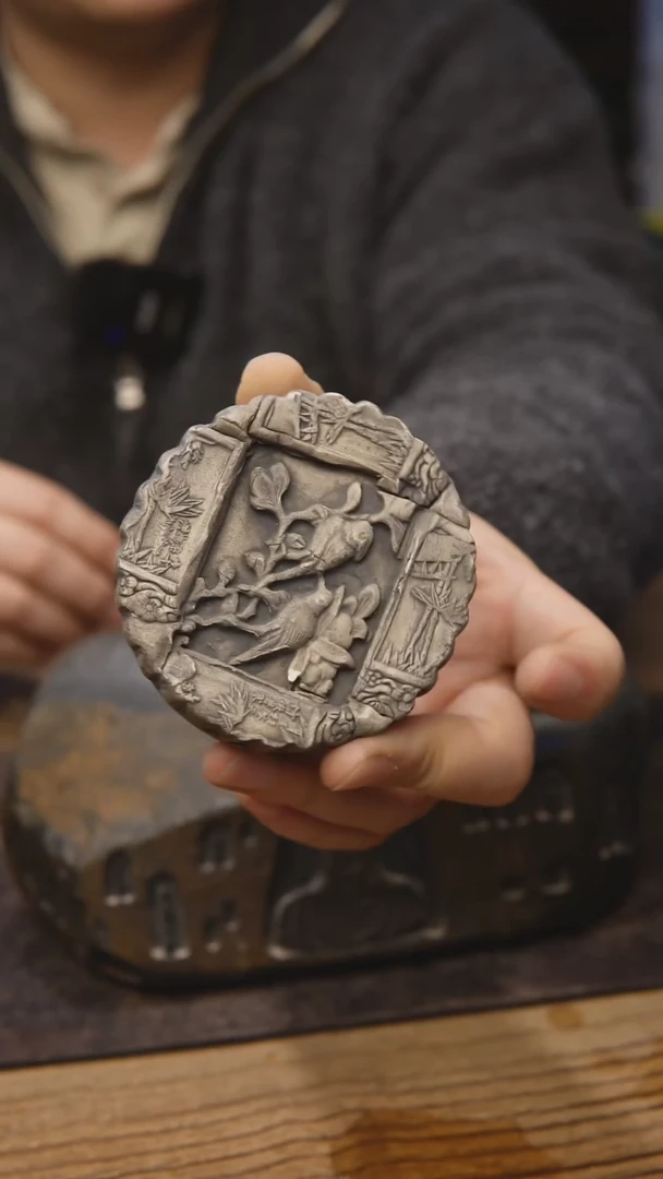 甘石陶艺麻线鼓款386