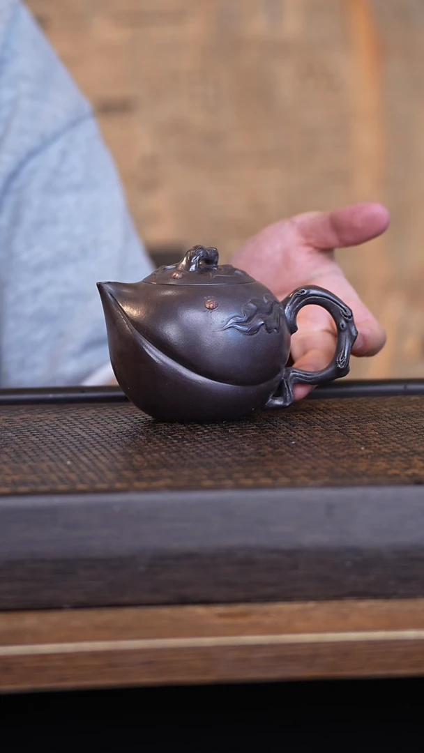 茶壶紫砂宜兴手工原矿紫砂壶001