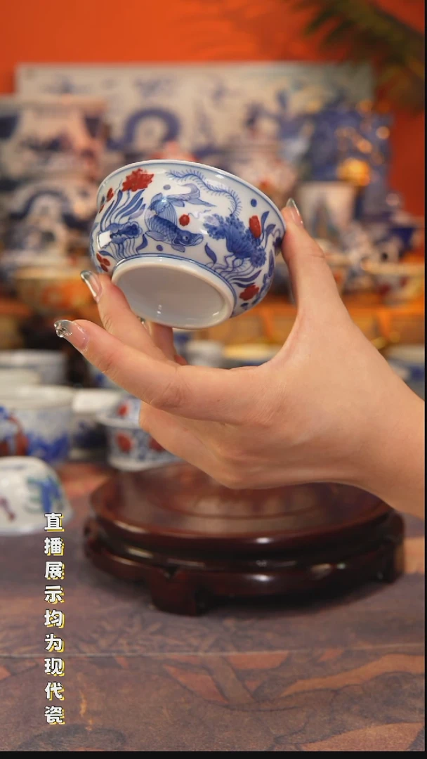 景德镇手工手绘陶瓷杯