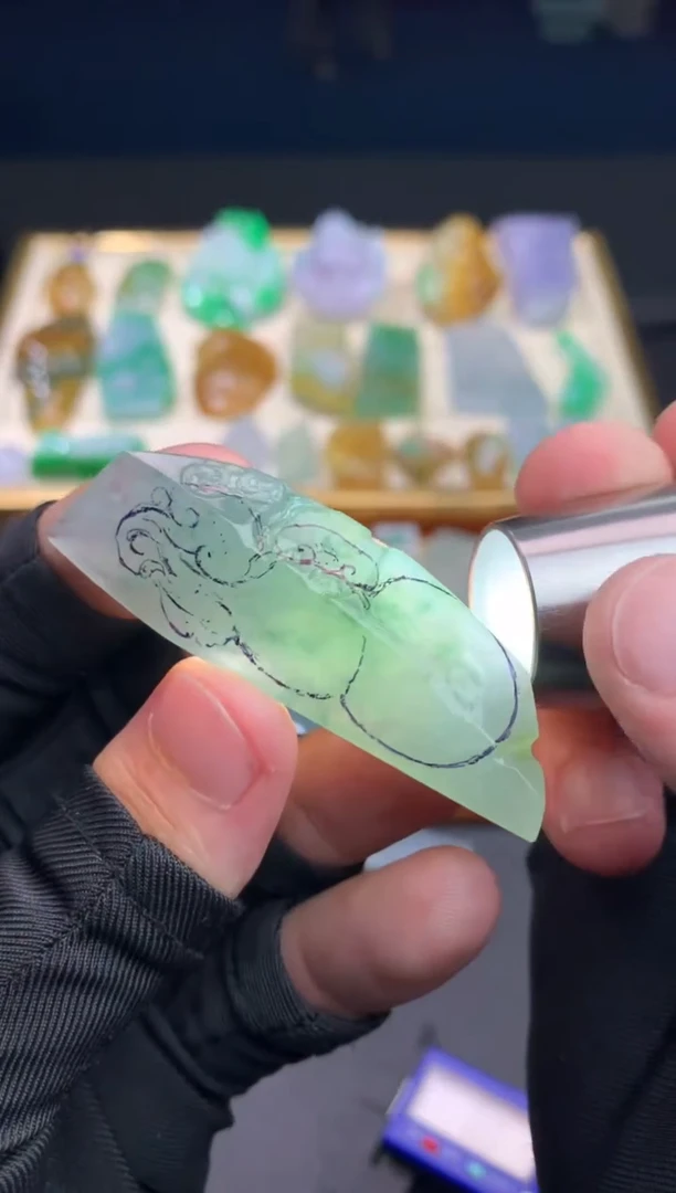 定制翡翠未镶嵌天然翡翠裸石（包工）