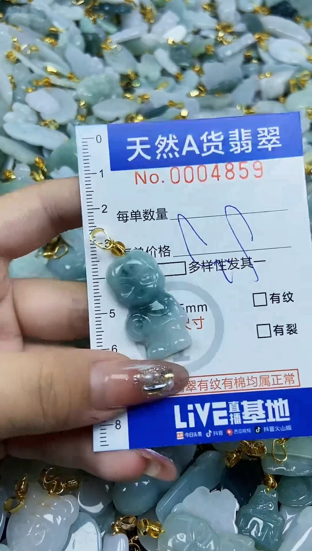 翡翠未镶嵌颈饰天然A货翡翠