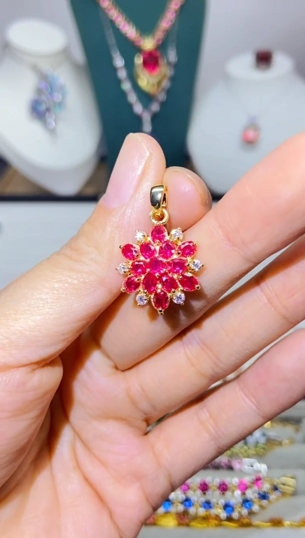 银S925镶嵌戒指烟晶41