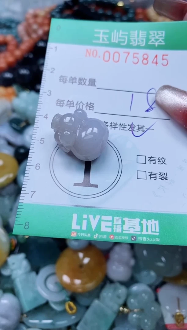 【闪购商品】翡翠颈饰未镶嵌闪购0075845多样性发其一