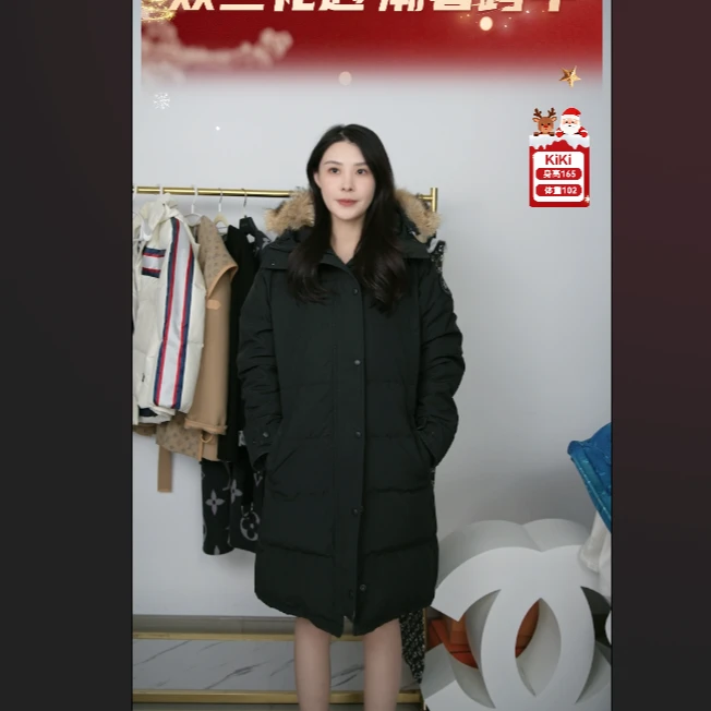 95新 CANADA GOOSE 麦殿/外套L码黑色/251222TLL3H02