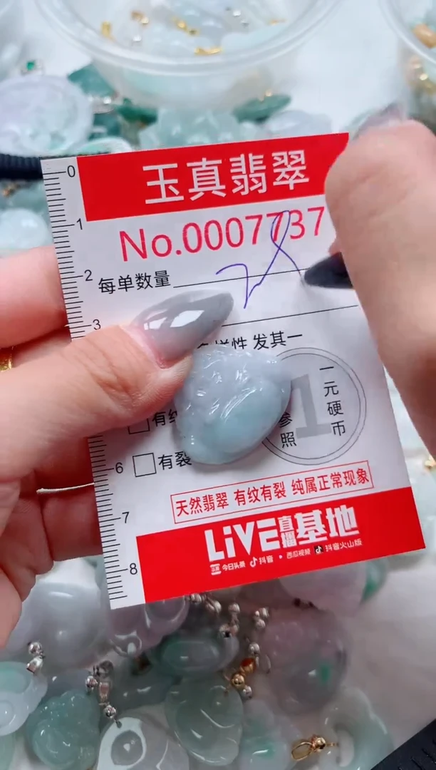 吊坠(不含链)未镶嵌翡翠7737