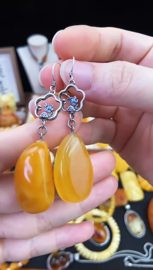 琥珀未镶嵌珠宝奇石柒月