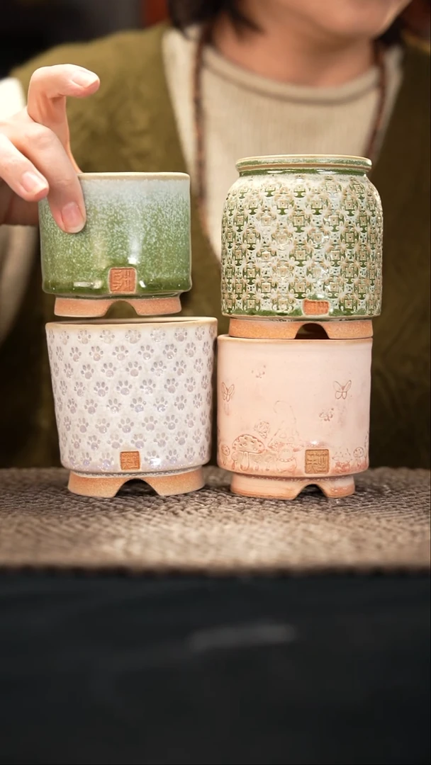 口径花盆-11-29-203一组4个默认有瑕