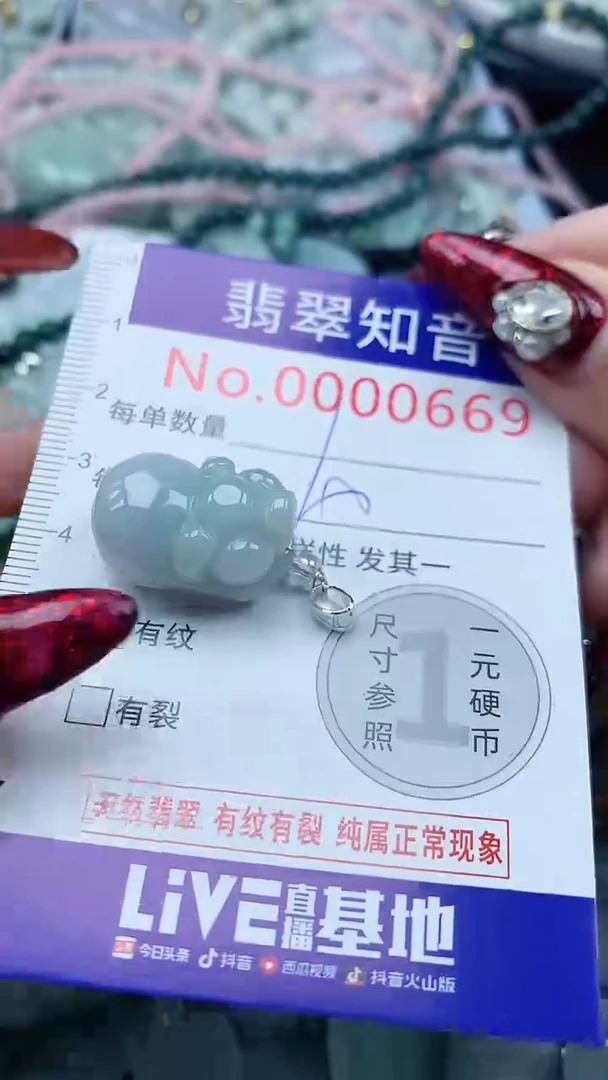 颈饰未镶嵌翡翠669