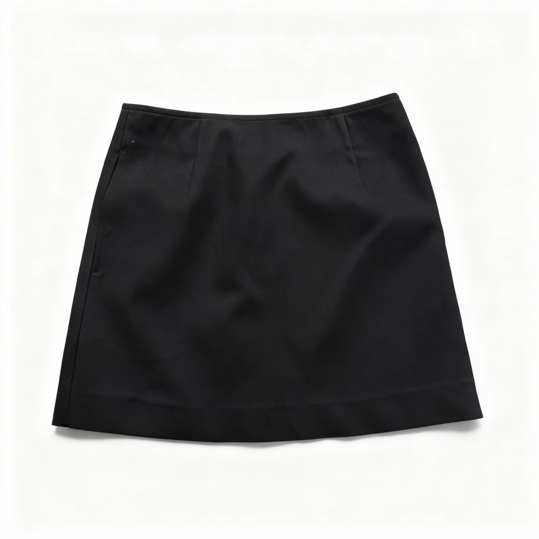 【墨夜】利落通勤A字短裙