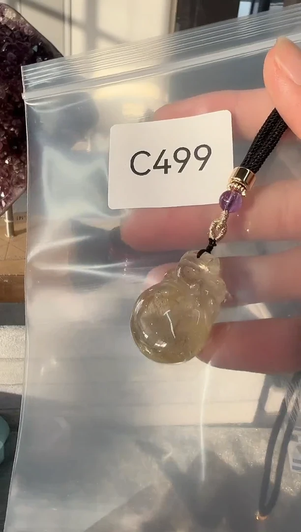 吊坠(赠链)未镶嵌水晶C499