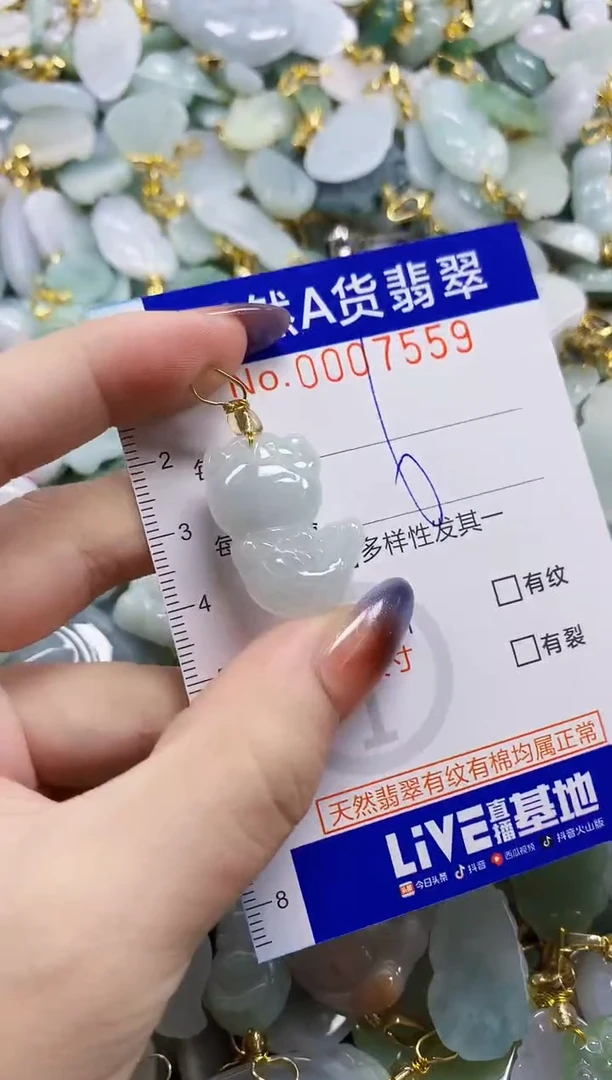 颈饰未镶嵌翡翠天然A货翡翠