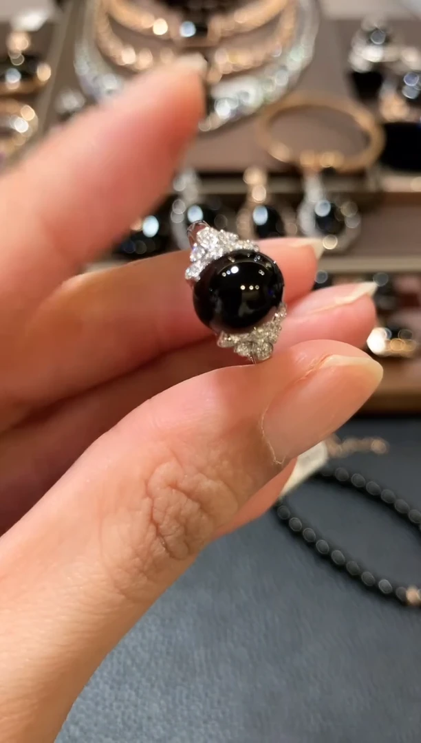 18K金镶嵌戒指翡翠z47多样性一件发货