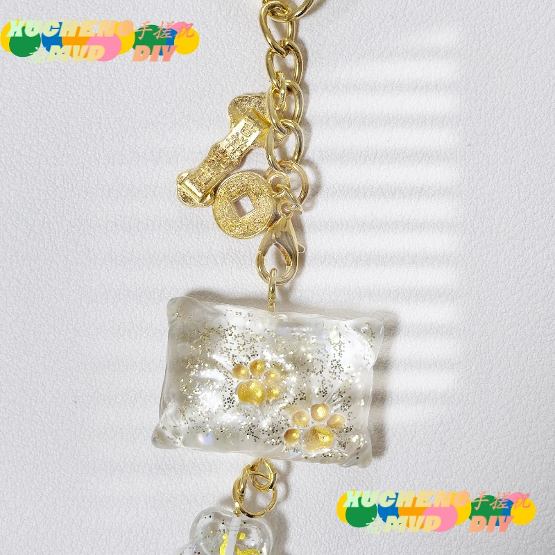 2025新款钥匙扣节日平安车钥挂扣高级感饰品情侣生日礼品招财猫枕