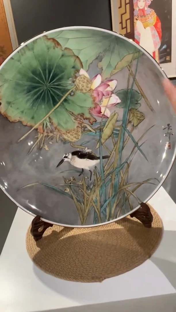 其他崔景哲-瓷器-工笔瓷盘