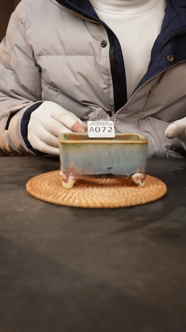 【闪购商品】瓷片072泥泥手工花盆