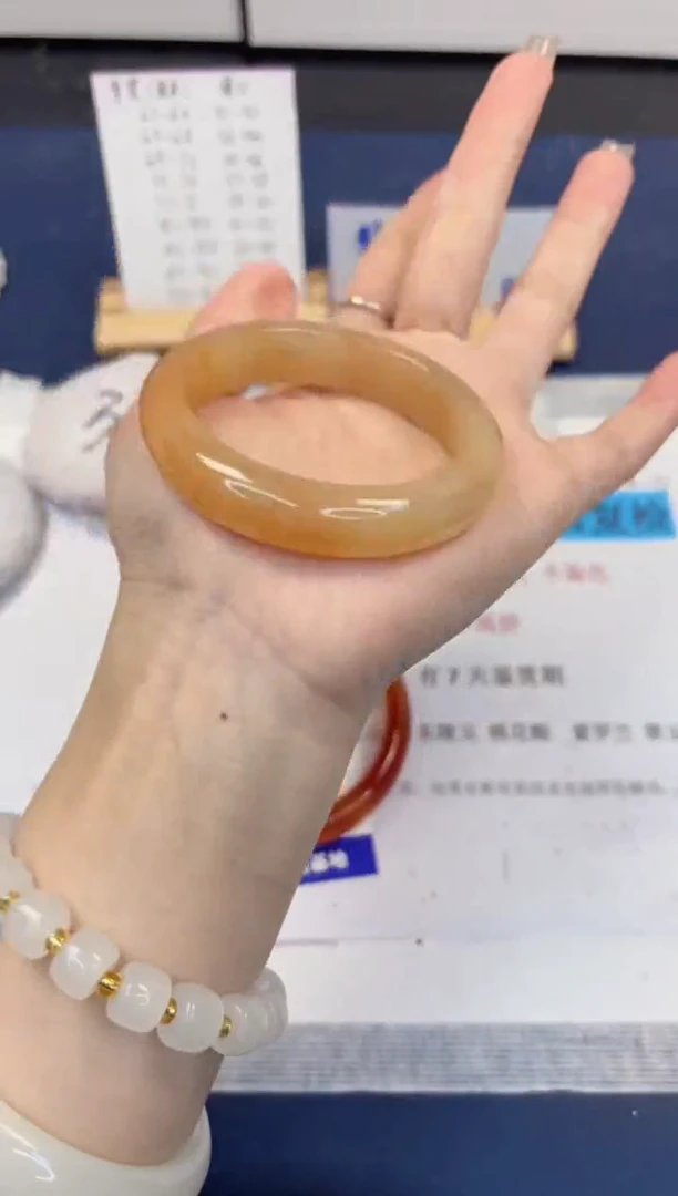 【闪购商品】石英质玉手镯未镶嵌208-财气镯-圈口54