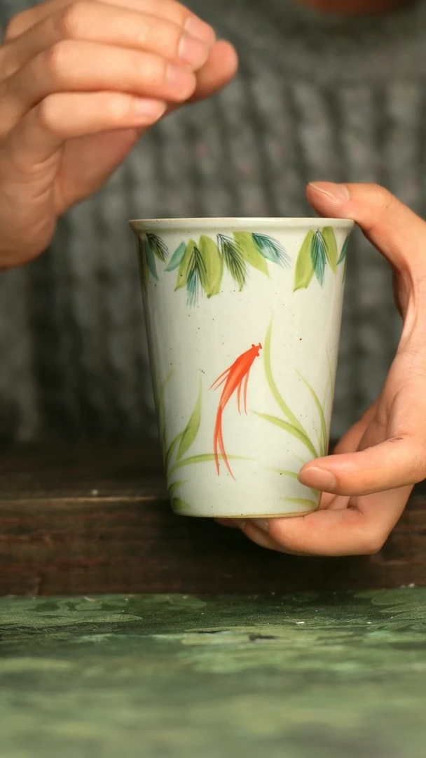 青诗集手工手绘瓷器