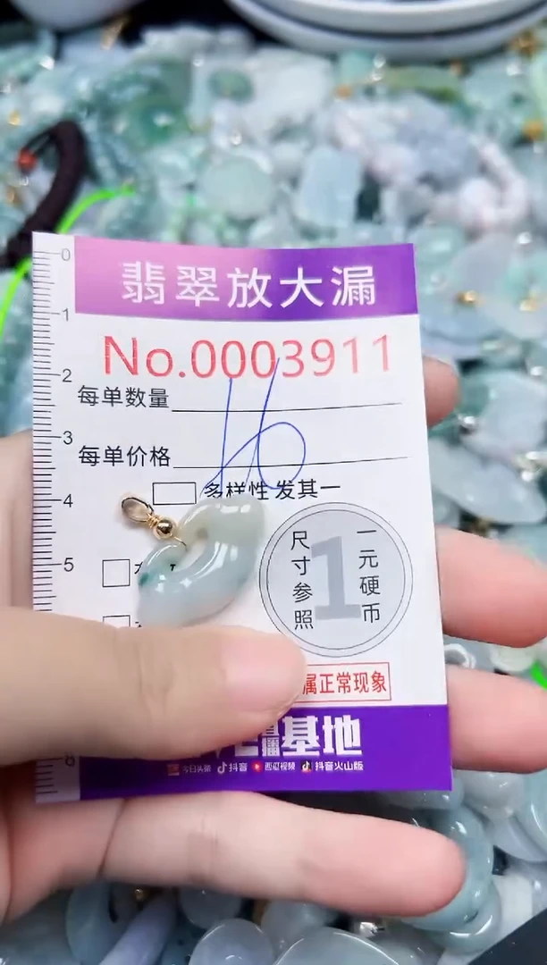 颈饰未镶嵌翡翠3911